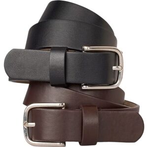 2pc Children's Place Classic Black and Brown Leather Belts *NWT*